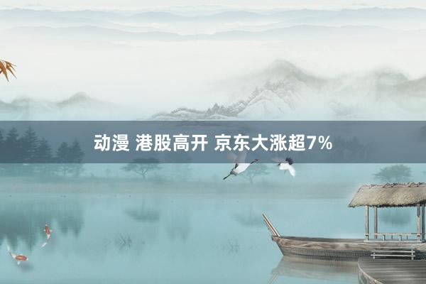 动漫 港股高开 京东大涨超7%