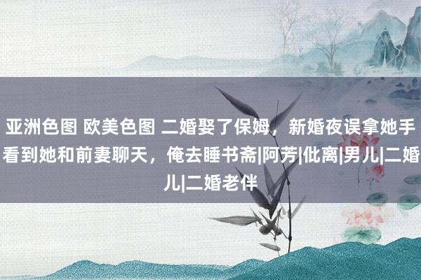 亚洲色图 欧美色图 二婚娶了保姆，新婚夜误拿她手机，看到她和前妻聊天，俺去睡书斋|阿芳|仳离|男儿|二婚老伴