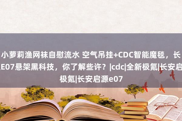 小萝莉渔网袜自慰流水 空气吊挂+CDC智能魔毯，长安启源E07悬架黑科技，你了解些许？|cdc|全新极氪|长安启源e07